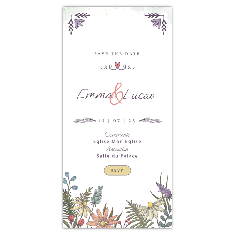 Mariage fleuri